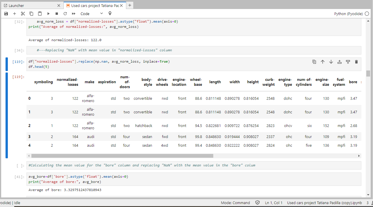 Used Cars Pricing - Data Wrangling Using Python in JupyterLite
